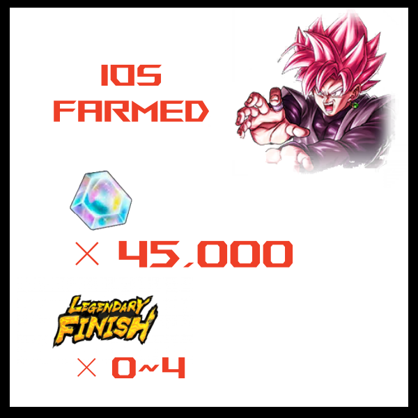 🔥 Dragon Ball Legends iOS Account | 45k Chrono Crystals | 0-4 LL Units | Story Cleared 🔥