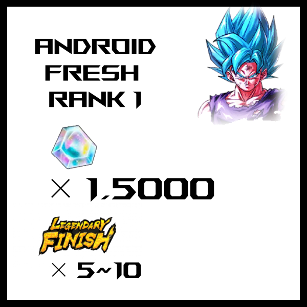 🔥 Dragon Ball Legends Android Account | Fresh Level 1 | 15k CC + 5-10 LL Units + 20-60 SPs | Daily/Event Rewards Only 🔥