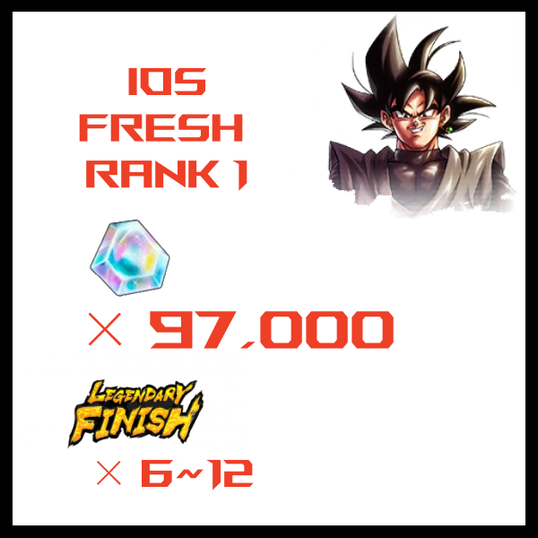 🔥 Dragon Ball Legends | IOS Account | Fresh Level 1 | 97k CC + 6-12 LL Units + 90 SPs | Daily/Event Rewards Only 🔥