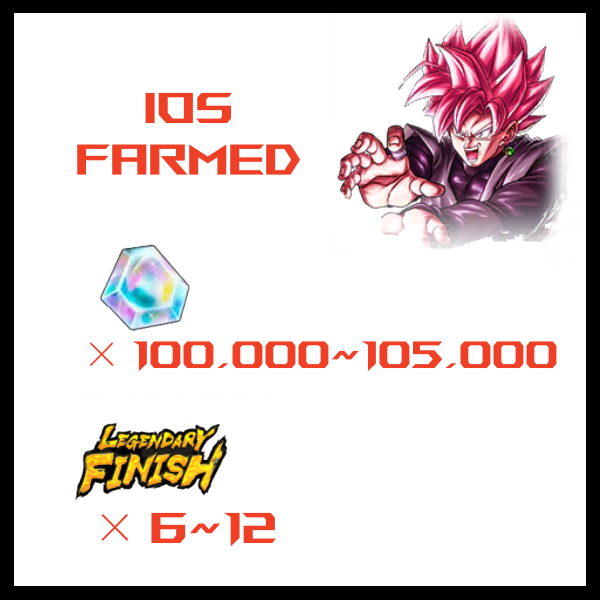 🔥 Dragon Ball Legends iOS Account | 100k Chrono Crystals | 6-12 LL Units | Story Cleared 🔥