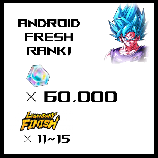 🔥 Dragon Ball Legends Android Account | Fresh Level 1 | 60k CC + 11-15 LL Units + 60-120 SPs | Daily/Event Rewards Only 🔥