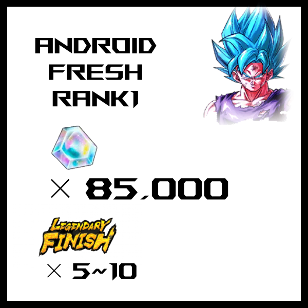 🔥 Dragon Ball Legends Android Account | Fresh Level 1 | 85k CC + 5-10 LL Units | Daily/Event Rewards Only 🔥