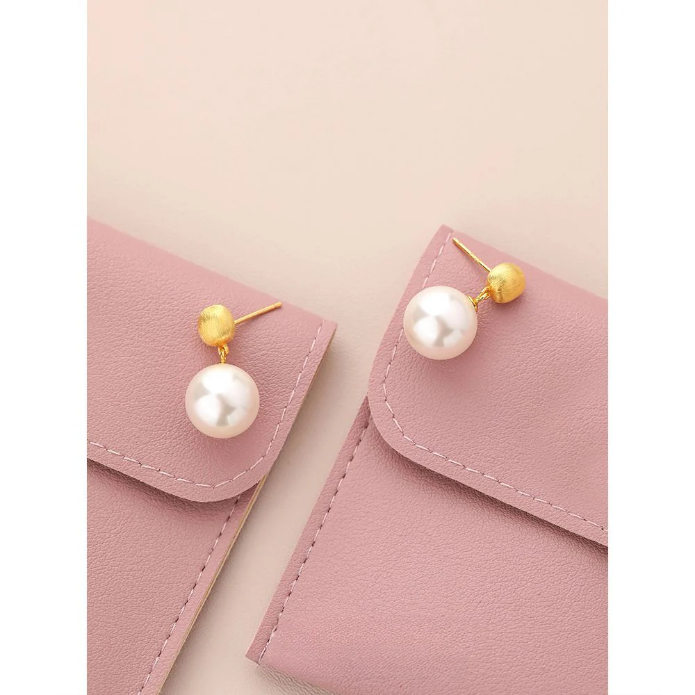 12mm Pearl Dangle Earrings