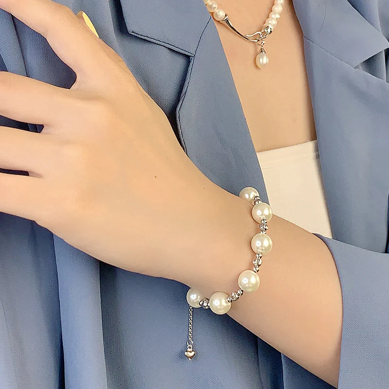 S925 Beads and Freshwater Peal Bracelet