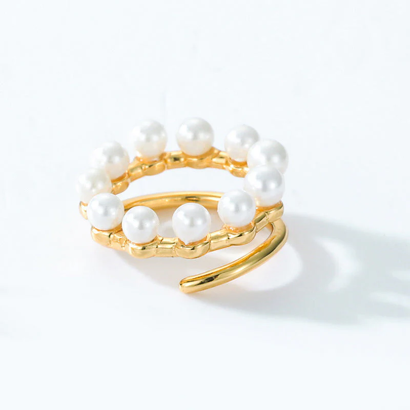 No Piercing Screw Pearl Earrings