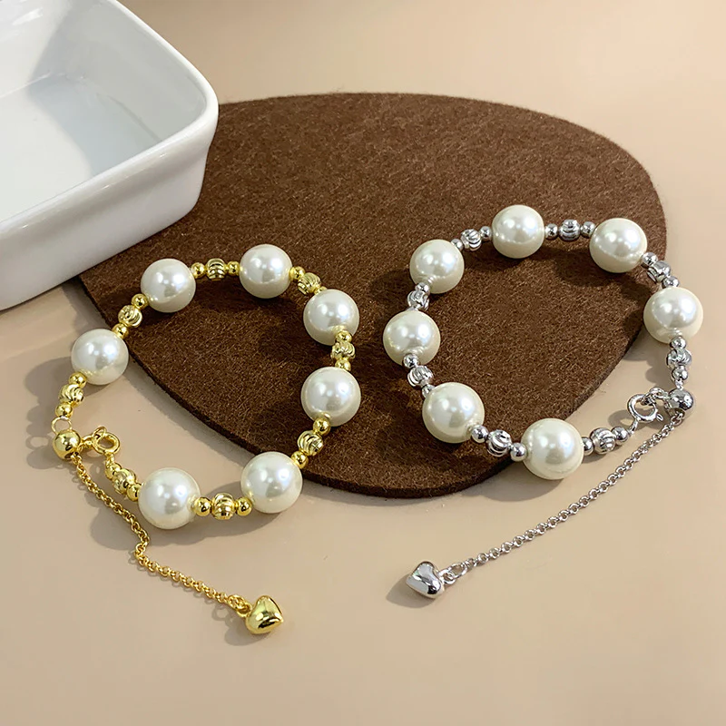 S925 Beads and Freshwater Peal Bracelet