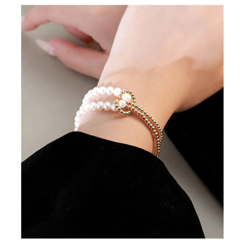 Multi Strand Pearl Bracelet