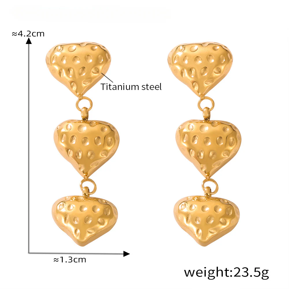 Lovely Pearl Charm Heart Pendant Necklace and Earring Set