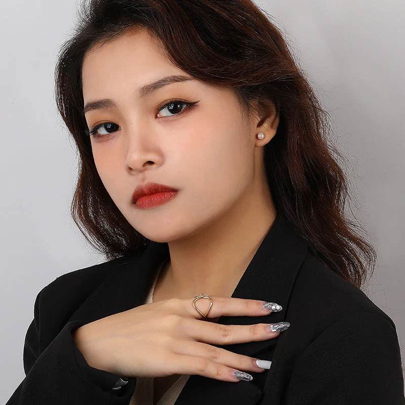 Dual Purpose Pearl Ring Earring