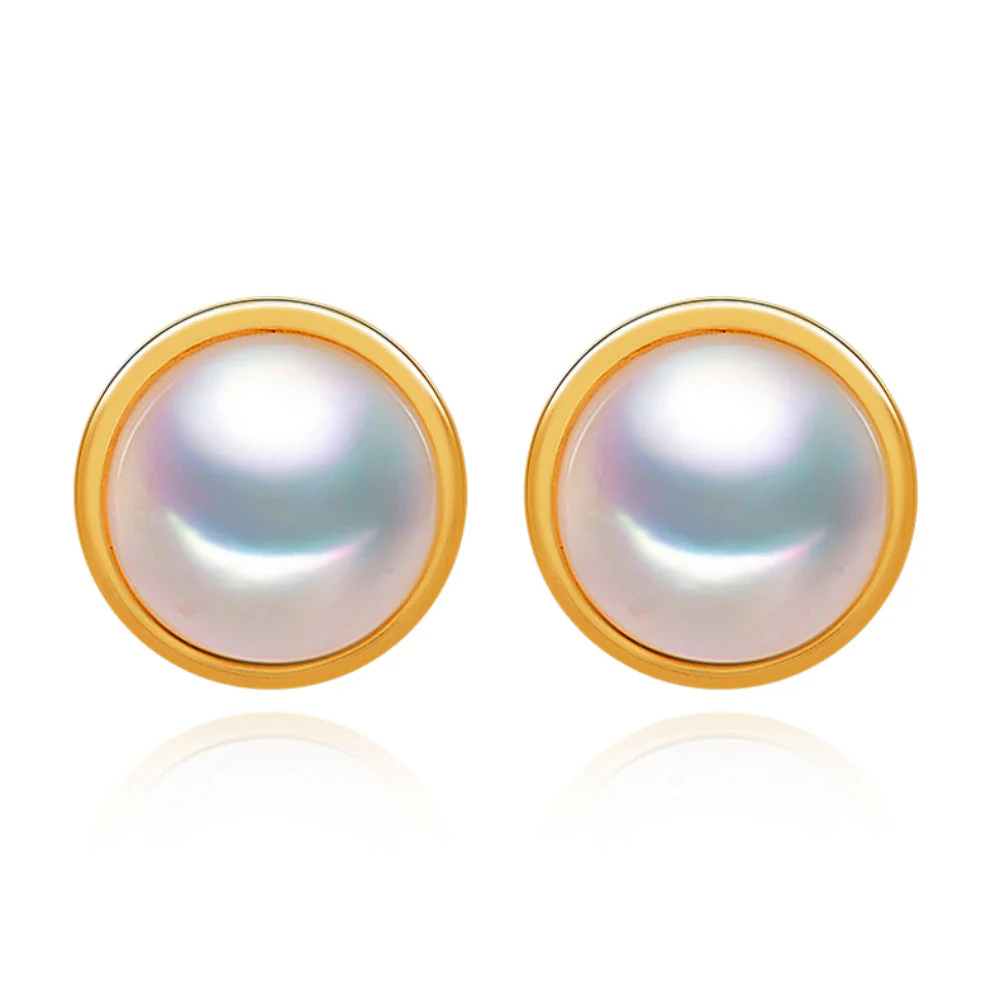 Big Vintage Pearl Earrings