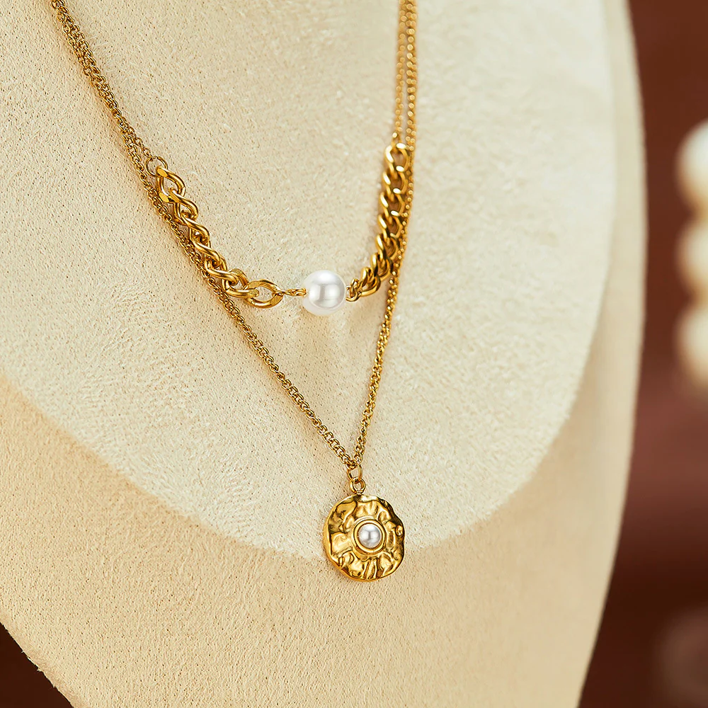 Personality Two layer Pendant Necklace