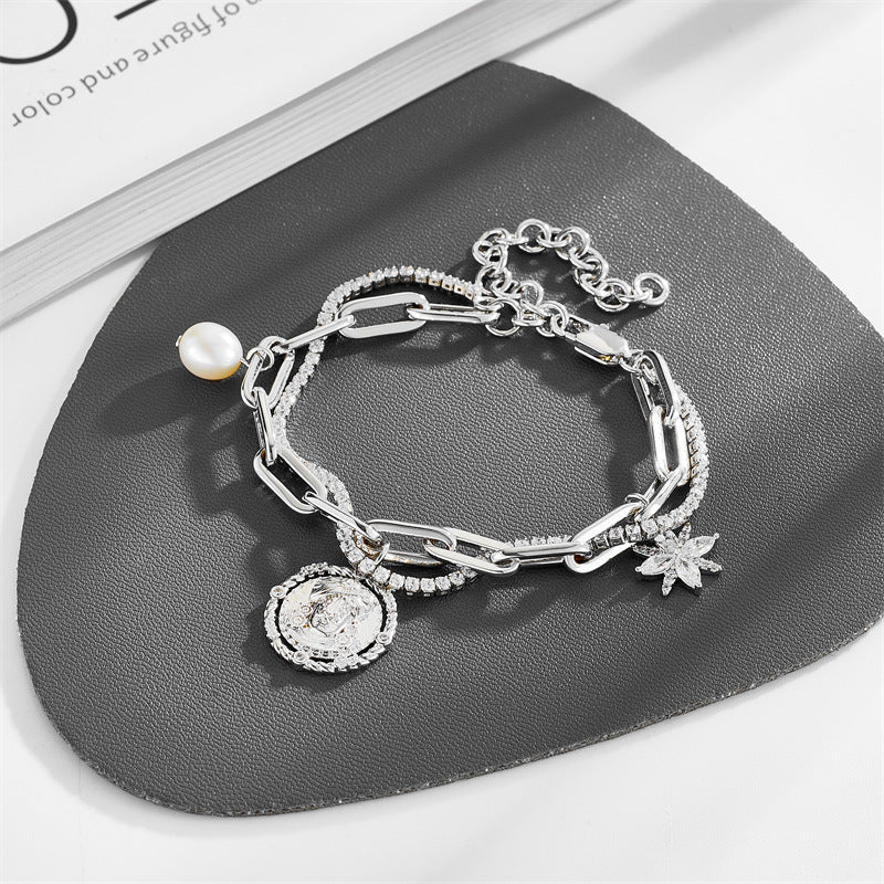 Gold Paperclip Bracelet