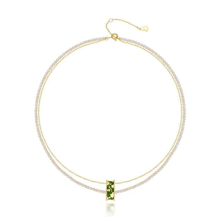 Rice Pearl Layered Necklace