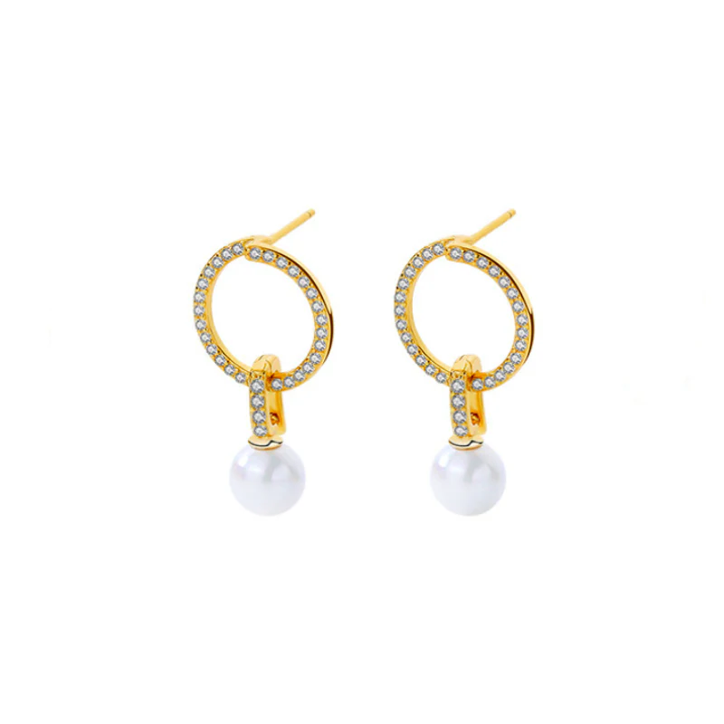 Detachable Dual Purpose Pearl Earrings