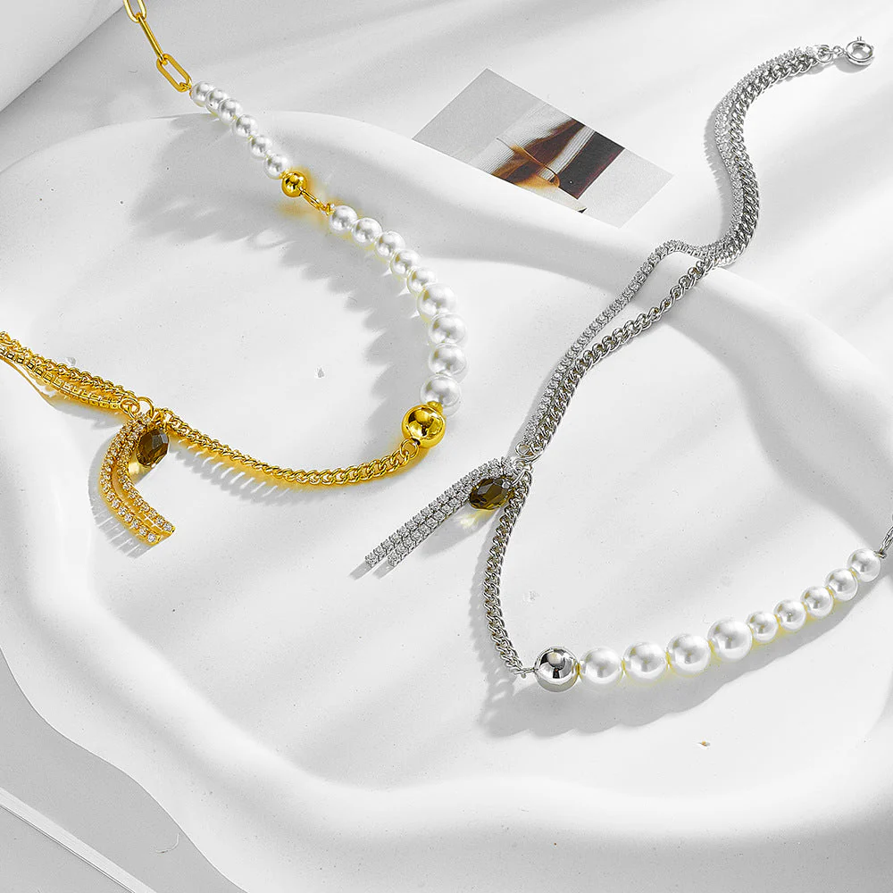 Layered Pearl Necklace