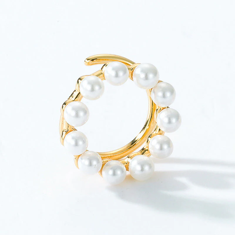 No Piercing Screw Pearl Earrings