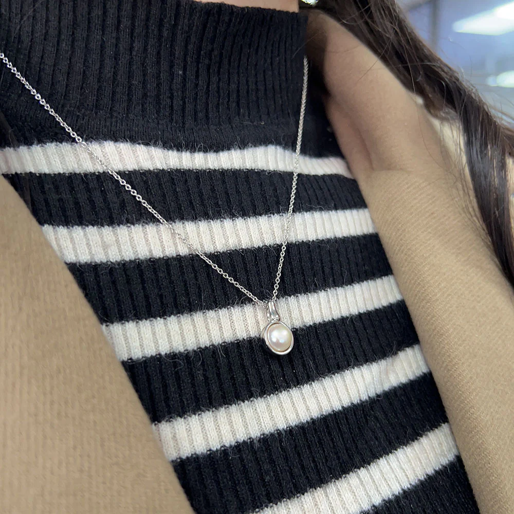Pearl Enhancer Pendant Pearl Necklace