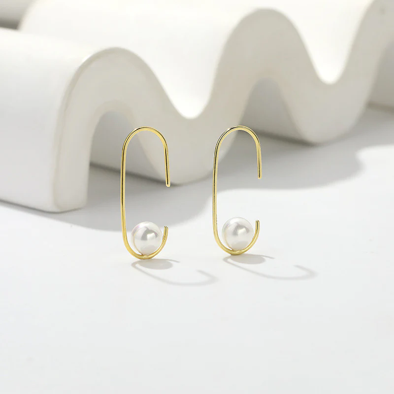 Paper Clip Earrings
