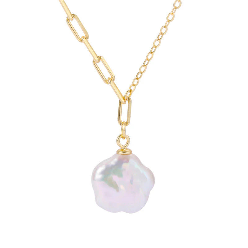 Baroque Pearl Pendant Necklace