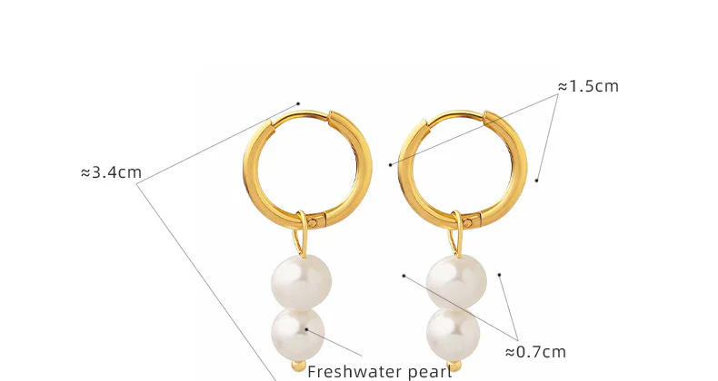 Classic Pearl Drop Earrings