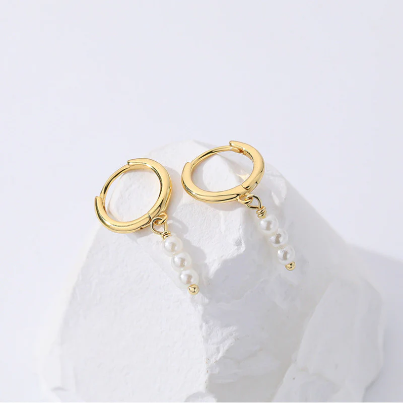 Vintage Tassel Pearl Earrings