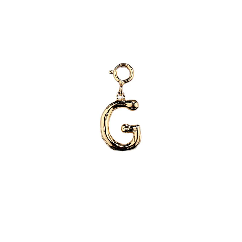 A to Z Gold Initial Pendant Necklace