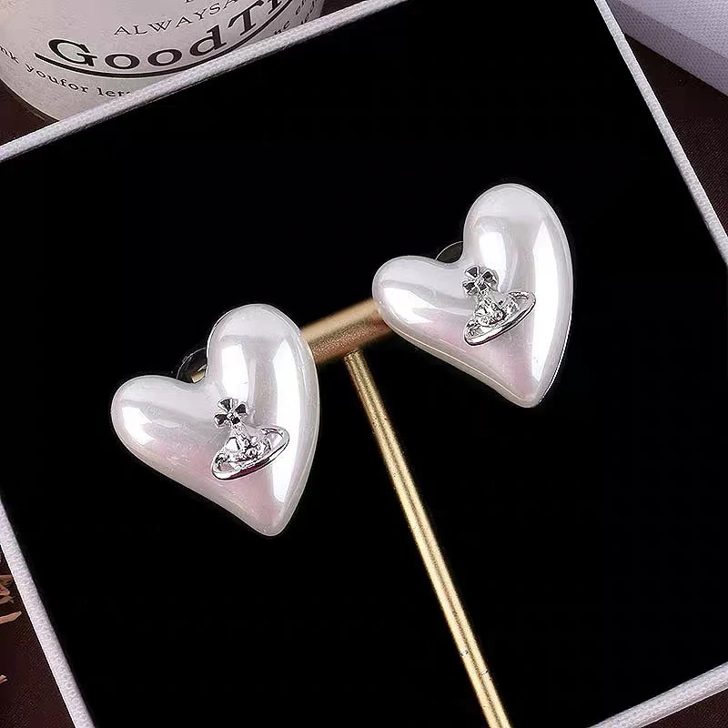 VIVI Heart Saturn Earrings | Best Replica Jewelry™