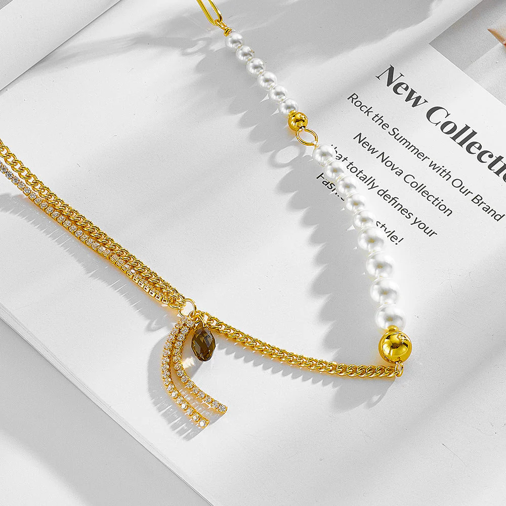 Layered Pearl Necklace