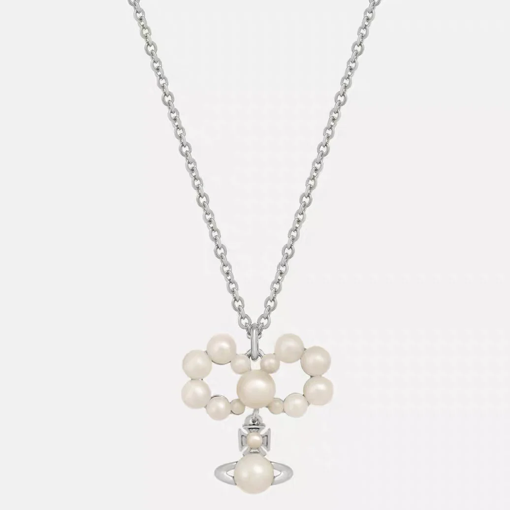 VIVI Pearl Planet Pendant Necklace | Best Replica Jewelry™