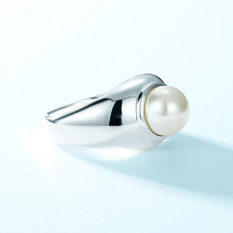 Chunky Pearl Ring For Women