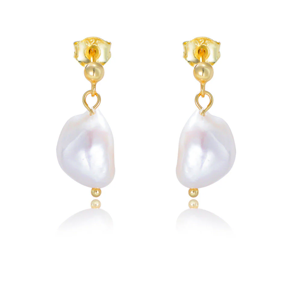 Baroque Pearl Drop Earrings