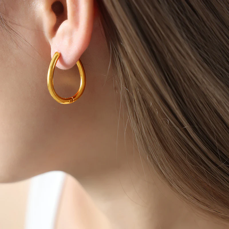Two Wear Ways Hoop Dangle Pearl Earring