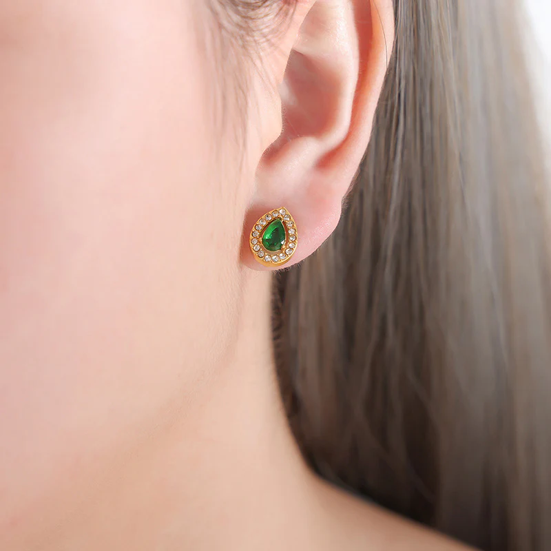 Pearl Necklace and Earring Set