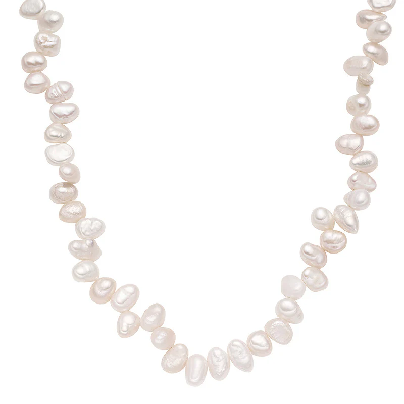 Natural Wild Baroque Pearl Necklace