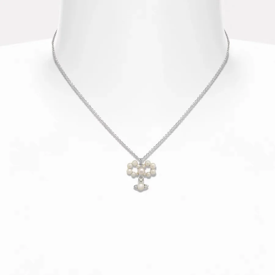 VIVI Pearl Planet Pendant Necklace | Best Replica Jewelry™