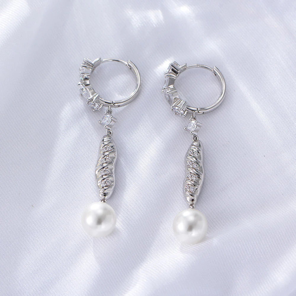 Buttered Bread Pearl Earring