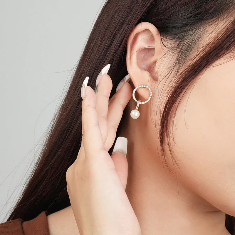 Detachable Dual Purpose Pearl Earrings