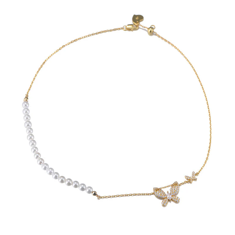 Double Butterfly Necklace