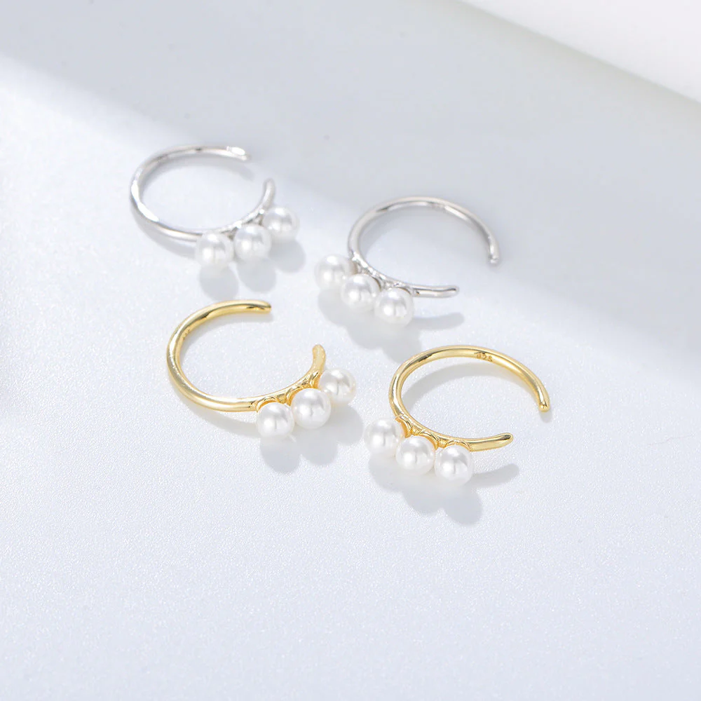 Pearl Ear Cuff No Piercing Earrings