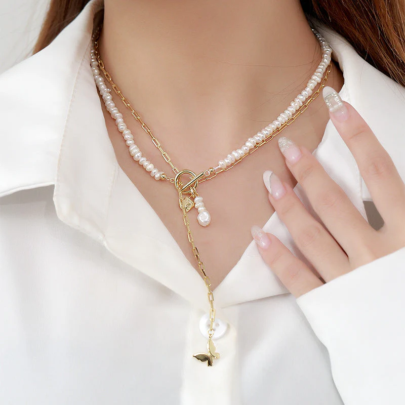 Dual Purpose Pearl Bracelet Necklace