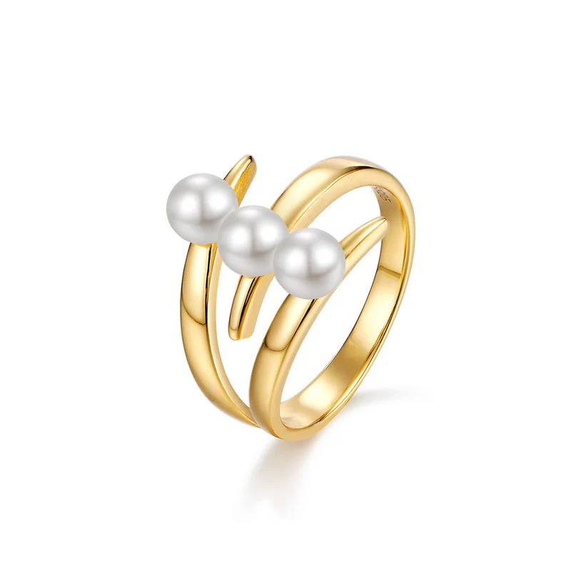 Unique Pearl Ring