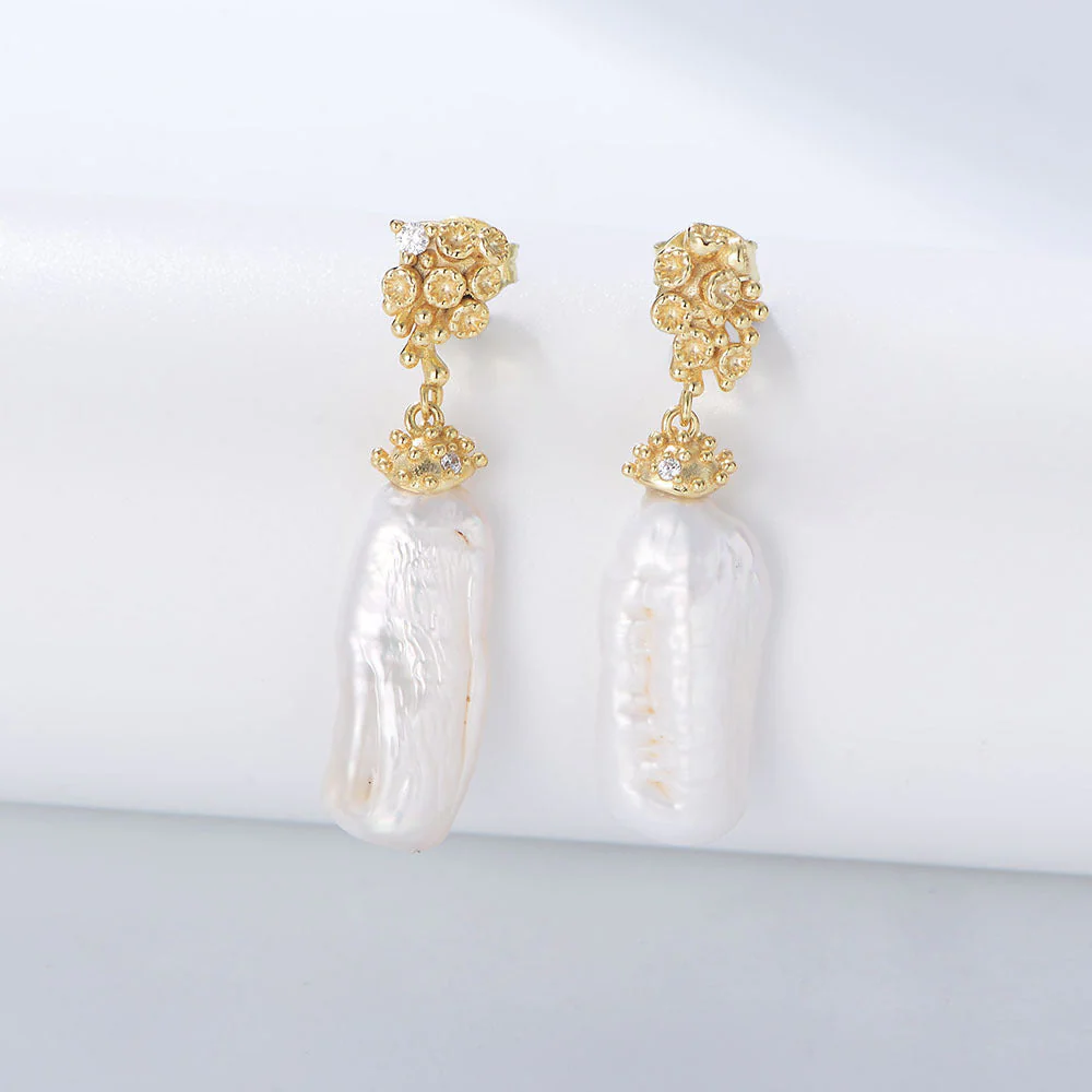 Baroque Pearl Earrings