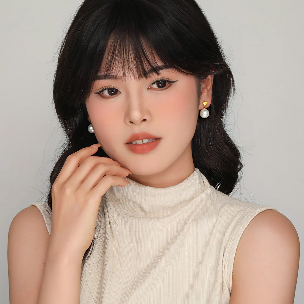 12mm Pearl Dangle Earrings