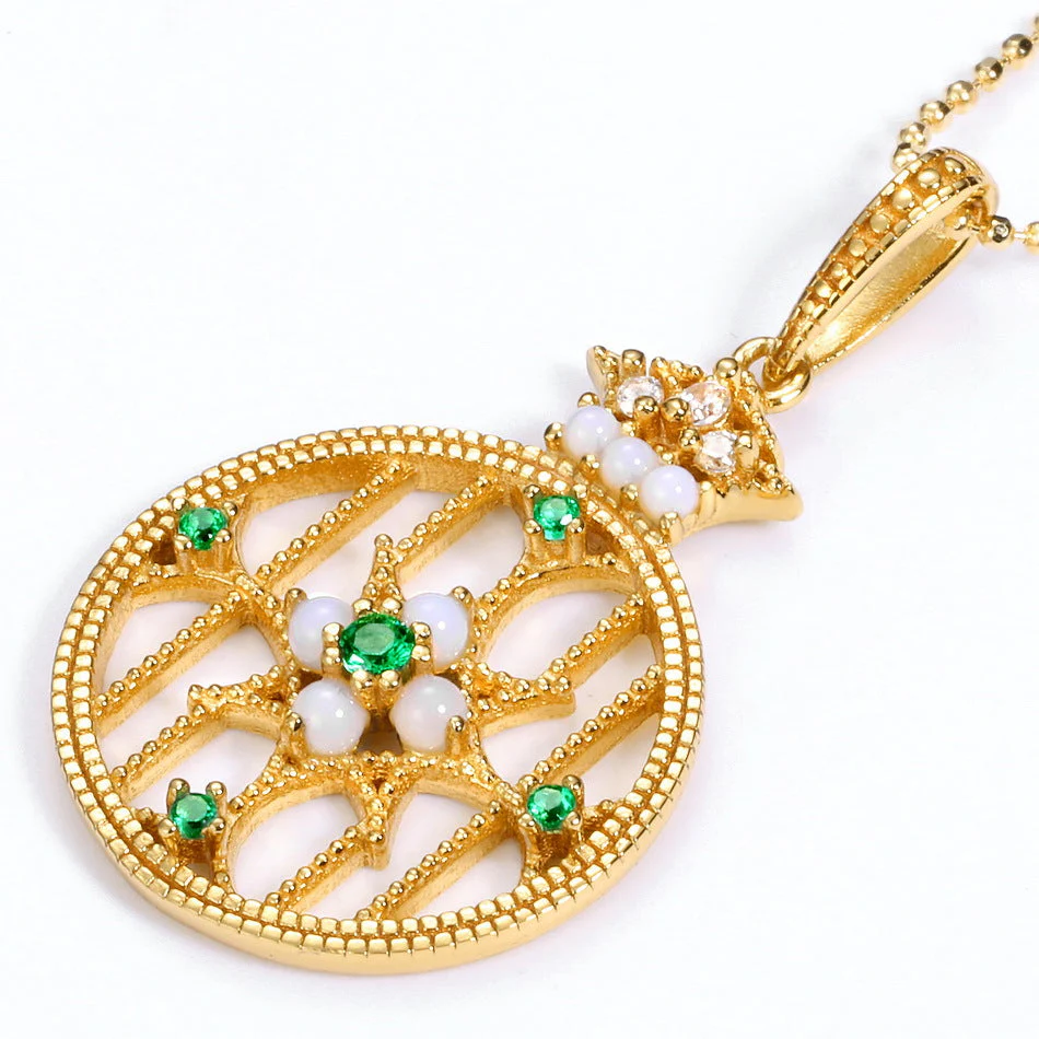 Pineapple Pearl Pendant