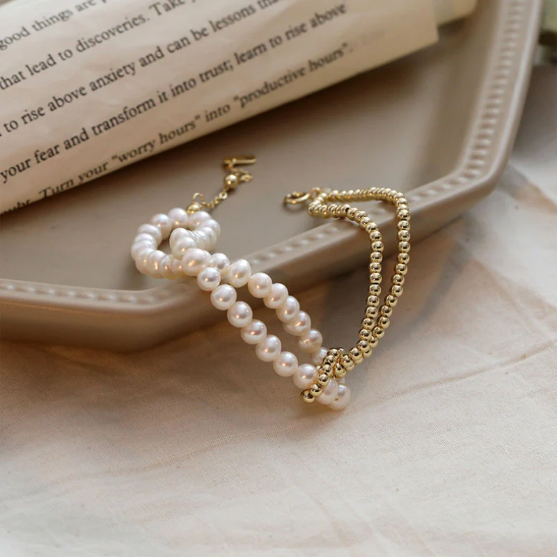 Multi Strand Pearl Bracelet