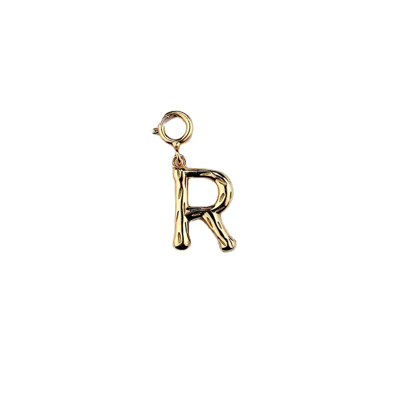A to Z Gold Initial Pendant Necklace