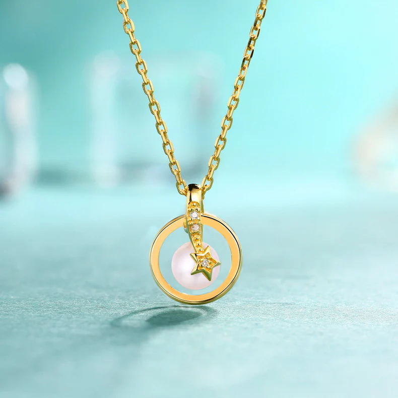 5mm Pearl With Star Pendant