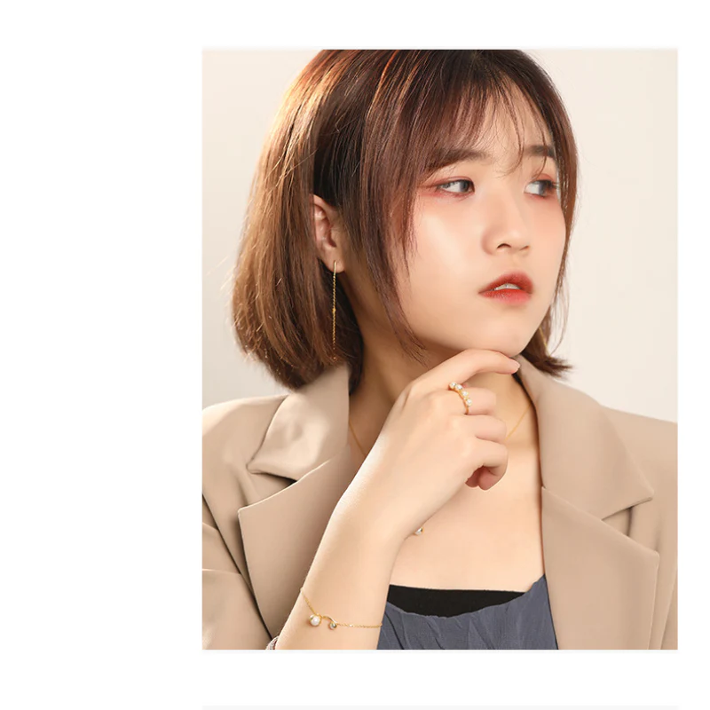 S925 Pea Pod Pearl Ring