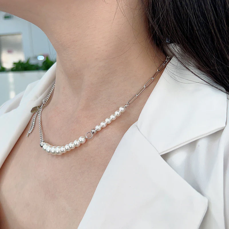 Layered Pearl Necklace