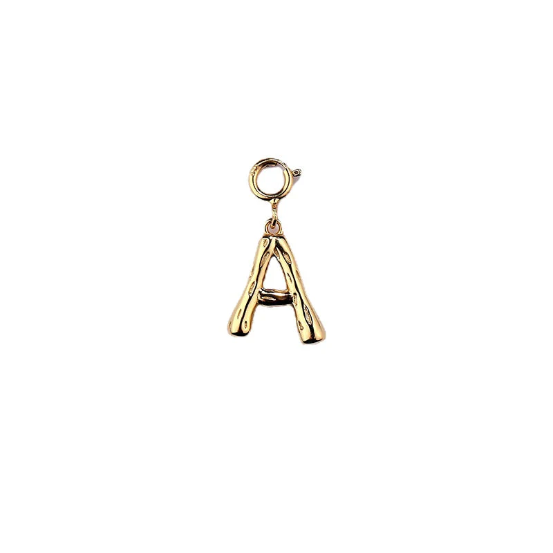 A to Z Gold Initial Pendant Necklace